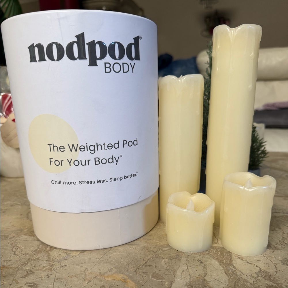 nodpod Body Weighted Pod in Cream – Calming Sleep Support